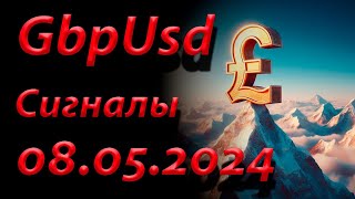 GBP USD. Сигнал 08.05.2024. Прогноз форекс. Торговля на бирже. Торговые рекомендации