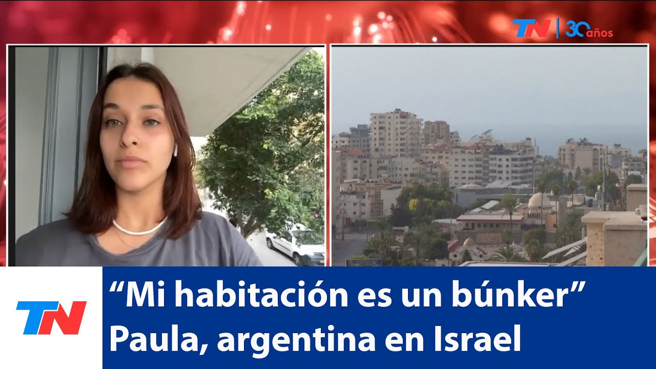 ISRAEL: "Tengo un búnker adentro de mi departamento" testimonio de un argentina que vive en Tel Aviv