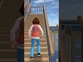 Sakura orange shirt wood stairs #sakuraschoolsimulator #sakuraschoolsimulatorindonesia #gameplay