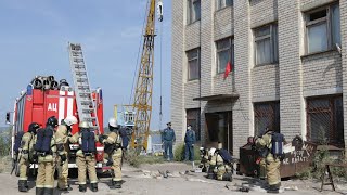 Пожарные казанского гарнизона провели учения на объекте АО «Судоходная компания «Татфлот»