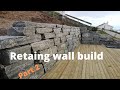 Retaining wall of natural rocks part 2