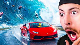 SUPERCARS VS TSUANMI ANIMATION..?! (Chaos Flood)