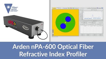 Arden nPA-600 Optical Fiber Refractive Index Profiler - Available from Fiber Optic Center
