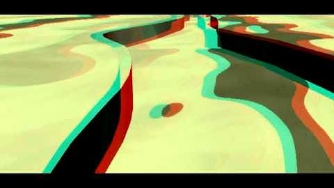 Anaglyph Red-Cyan 3d-video (made in 3ds Max)