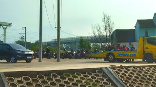 Rombongan Pemotor Naik Whoosh Dari Jakarta ‼️Lanjut Touring Yogya