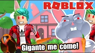 Gigante me Come en Roblox | Conejo Malvado | Juegos Roblox Karim Juega