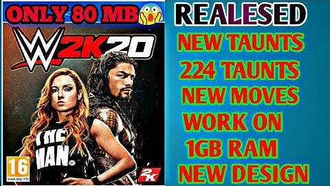 Wr3d 2k20 mod by MNM CLUB | Wr3d new mod | New Moves | New Taunts | Wr3d best mod | Only 80mb