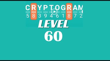 Cryptogram Level 60 Answers ✅ | Go Answer