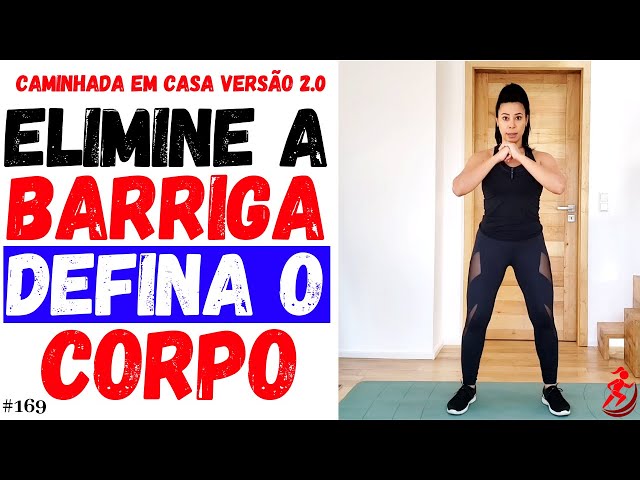 EXERCÍCIOS AERÓBICOS PARA EMAGRECER - QUEIMAR GORDURAS - ELIMINAR A BARRIGA # 169 class=