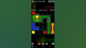 How To Solve Flow Free Bridges Classic Pack Level 25 6x6 Board Walk Through Solution Walkthrough