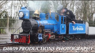 ExDobwalls 'David Curwen' and Thunderbolt runs again on the Eastleigh Lakeside Railway | 21/01/2024