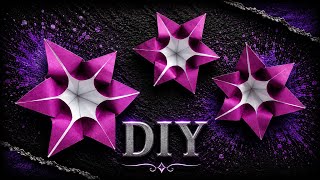 Origami 6 petals Flowers | How To Fold A Paper Flowers