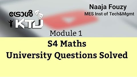 S4 Maths- University Questions Solved - Probability- Module 1