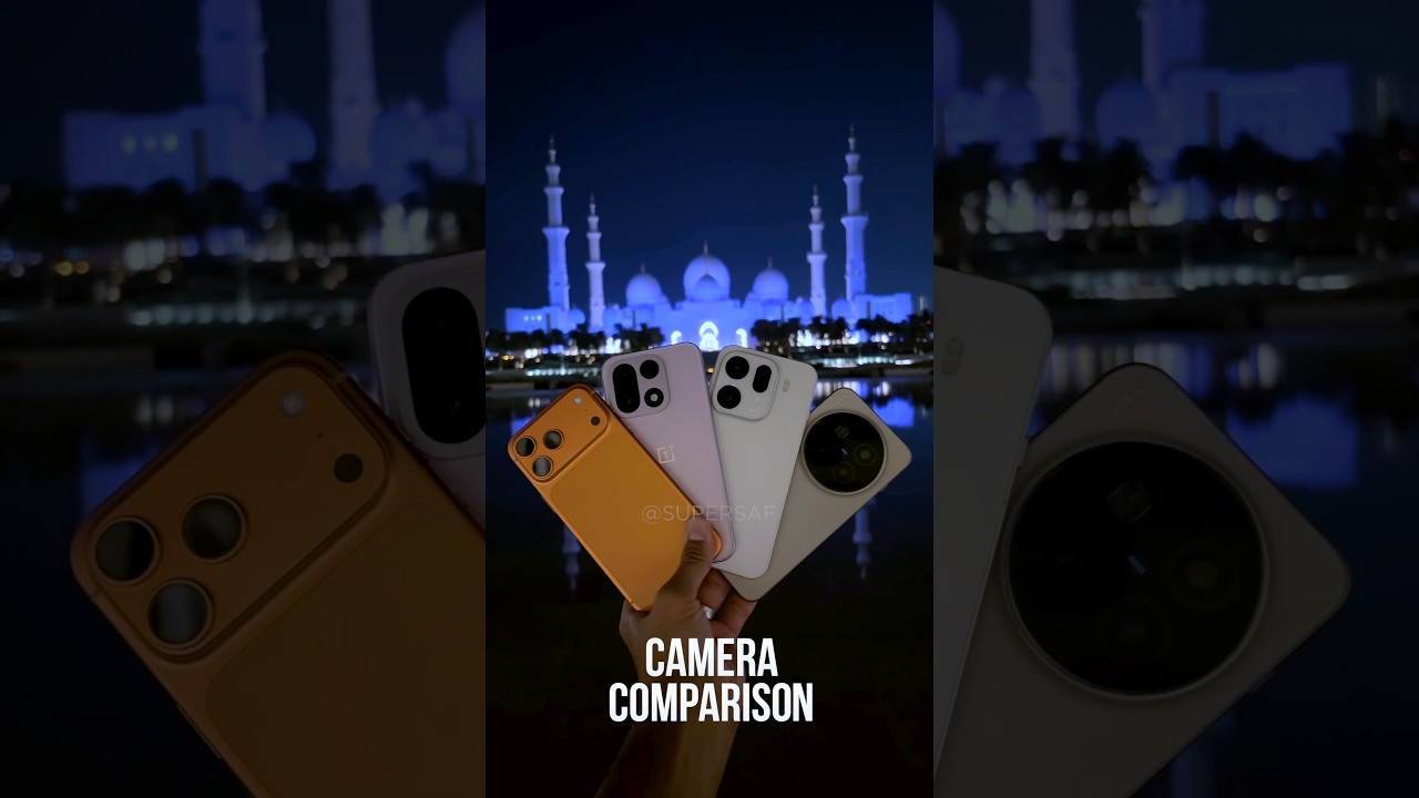 Vivo X300 Pro vs iPhone 17 Pro Max vs Oppo Find X9 Pro vs OnePlus 15 Camera Test Comparison