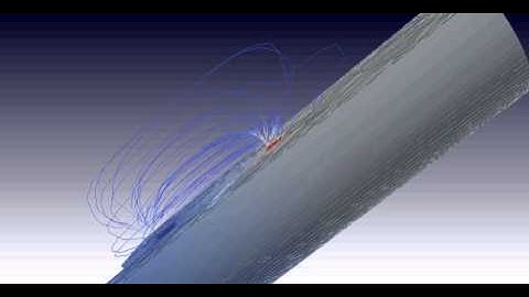 Simulation of the electric field generated by pacemaker electrode