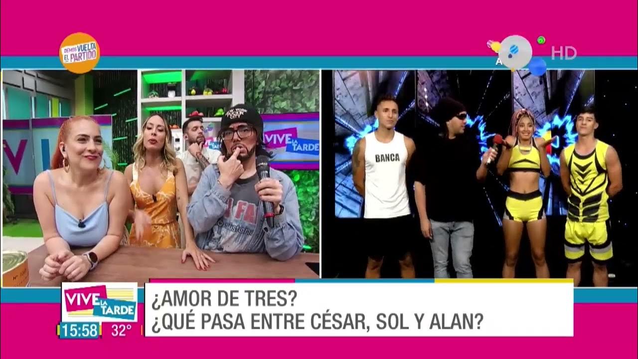 ¿Amor de tres ¿Qué pasa entre César, Sol y Alan Calle 7 Paraguay