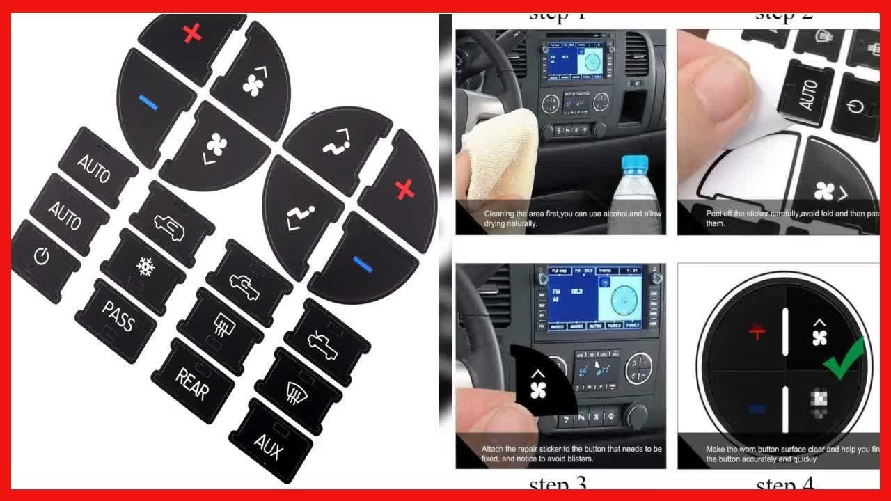 Button Dash Fix Restore Your Vehicle Dashboard With A Simple AC Button Repair Upgrade ...