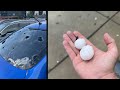Major hail damage in south carolina  extensive frost  freeze warnings  paracus elongated skulls