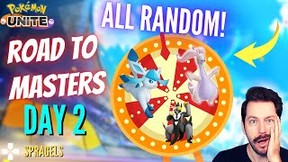 Random Builds To Masters Day 2 Pokemon Unite Season 10