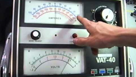 Charging System Test (Using a Carbon Pile Load Tester)