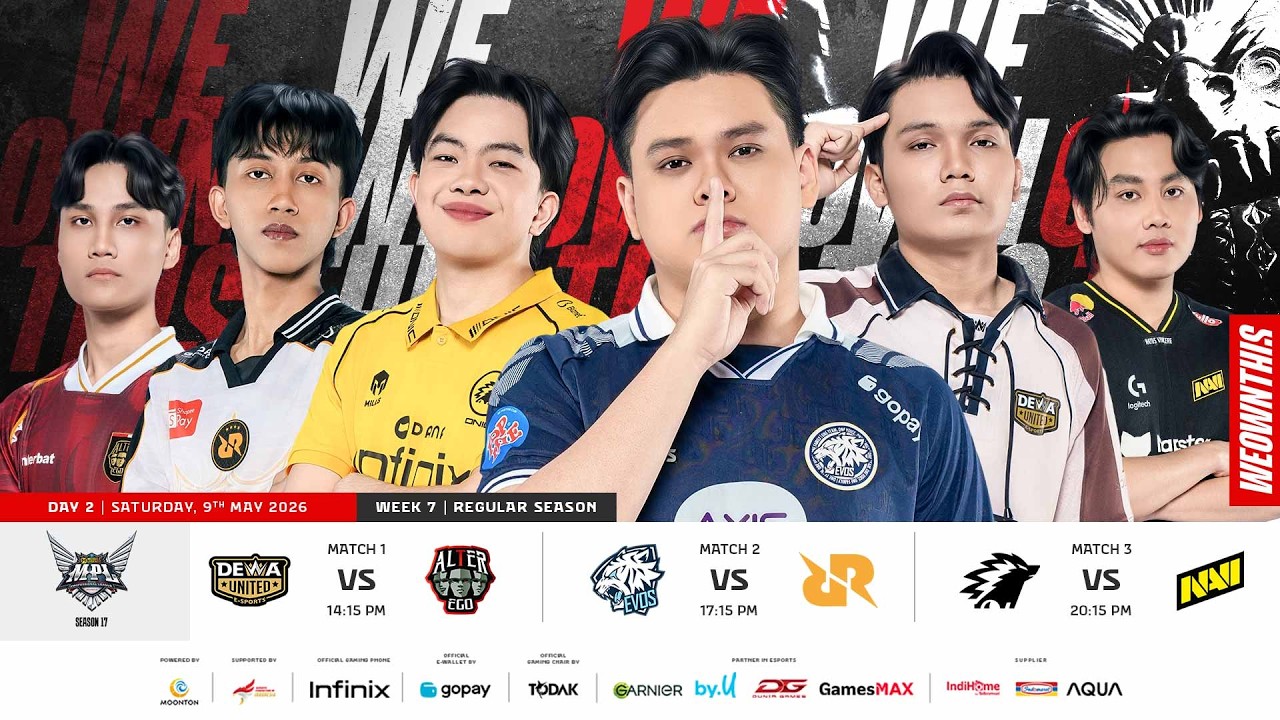 🔴 LIVE | MPL ID S17 | Regular Season Day 2 Week 7 | English