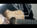 ナイトブルー/SHE IS SUMMER 弾き語り guitar cover
