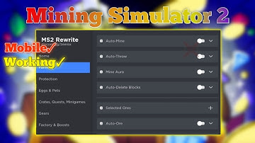 Mining Simulator 2 Script Arceus X Mobile