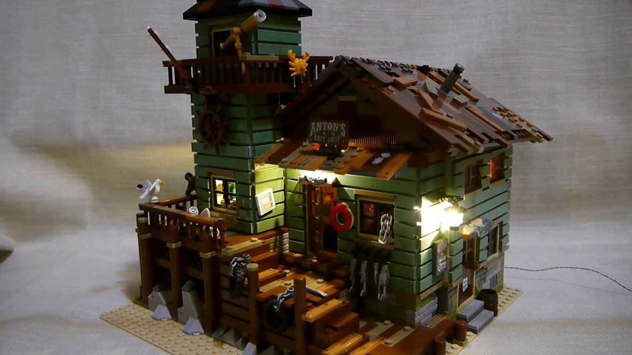 Lego Ideas 21310 Old Fishing Store - Lego Speed Build 