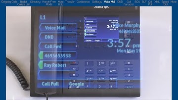 Mitel 6867i Phone: How to Use Voicemail