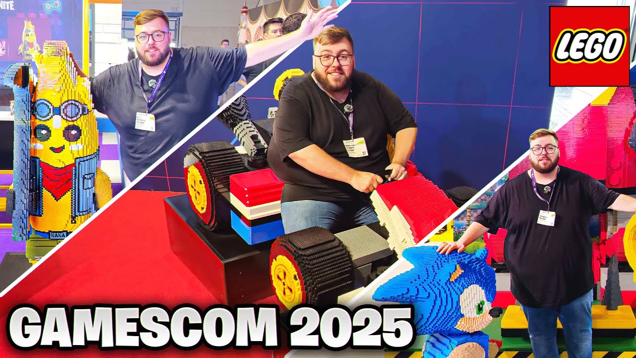 Full LEGO Booth & LEGO shop Tour at GAMESCOM 2025!
