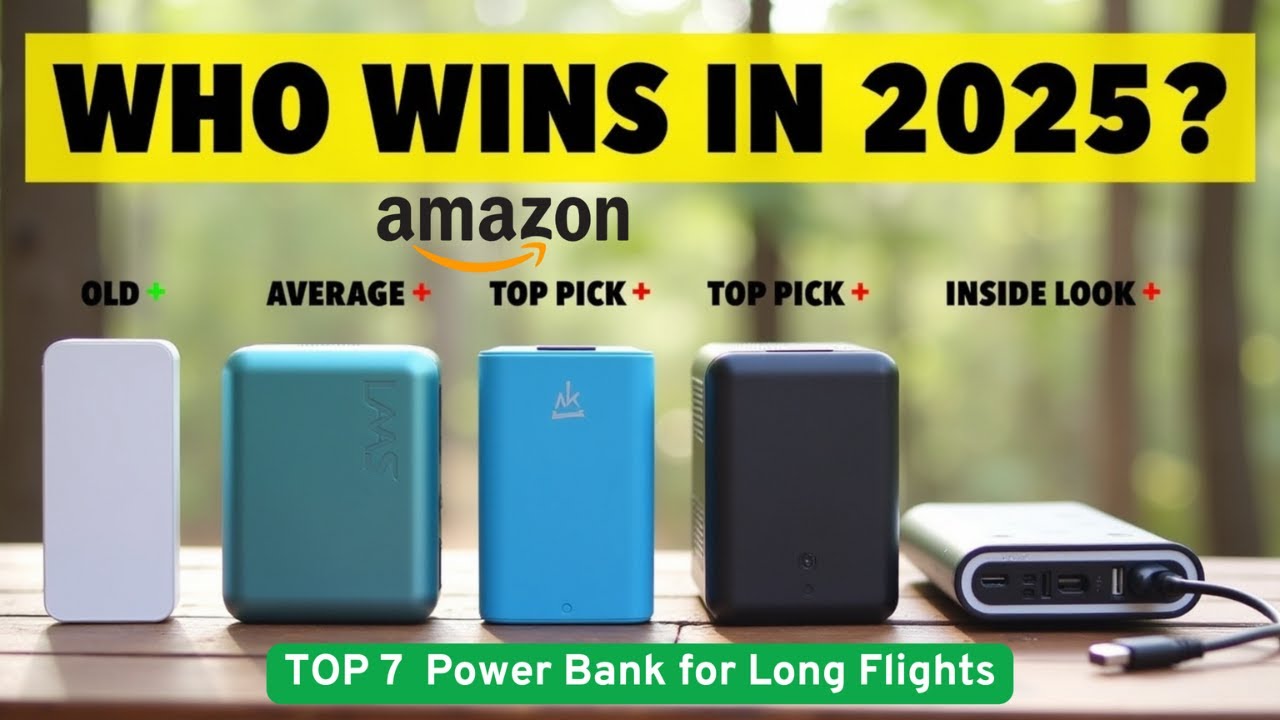 Top 7 Best Power Banks for Long Flights in 2025 ✈️ Stay Charged Anywhere!