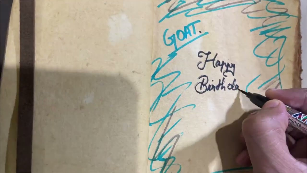 "Beautiful Calligraphy Birthday Tribute to Messi - Wishing the Soccer Legend a Happy Birthday!"