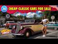 20 Classic Cars for Sale… Some Prices Will Shock You!