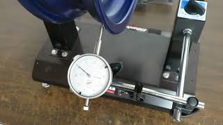 How to measure the runout of a motorcycle wheel