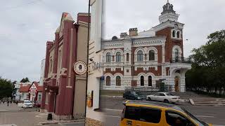 КРАСИВЫЕ ЗДАНИЯ И ПАМЯТНИКИ БЛАГОВЕЩЕНСКА./Beautiful buildings and monuments of Blagoveschensk.