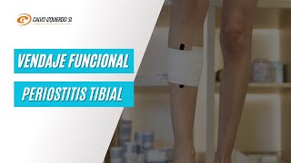 Vendaje funcional para la periostitis tibial