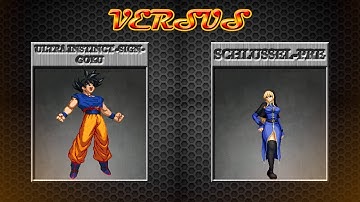 [KOF Mugen] Ultra Instinct -sign- Goku vs Schlussel Pre - Request Exhibition Battle