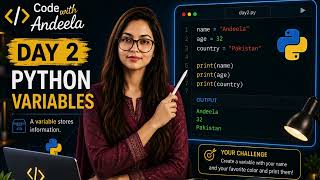 Learn Python in Zero | Day 2 | Variables