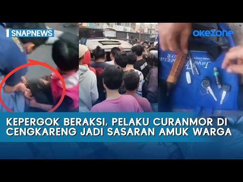 Caught in the Act, Motorcycle Thief in Cengkareng Becomes Target of Angry Mob | Snapnews