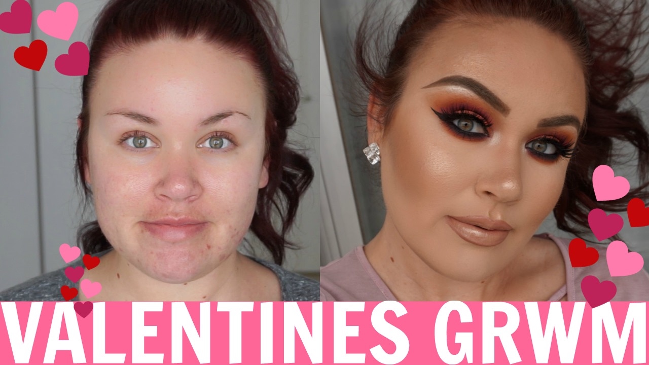 VALENTINES GRWM | Red Smokey Eyes | Just Taylor taylor hill
