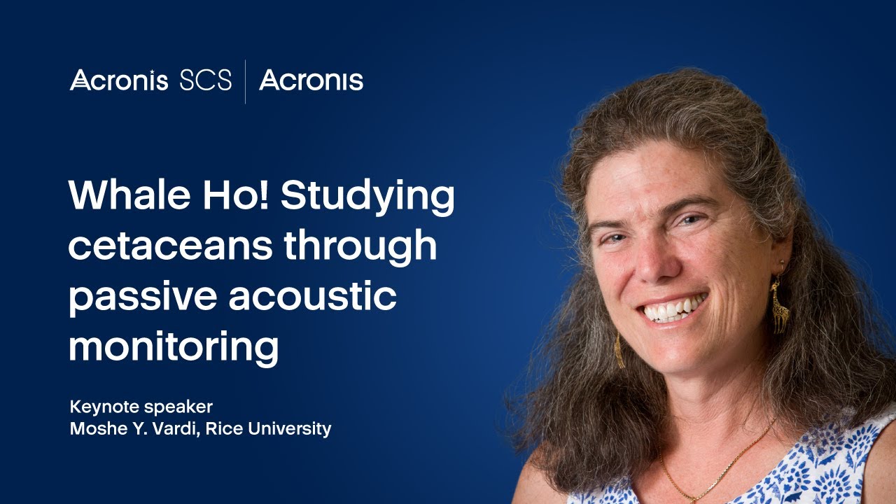 Research Talks: Whale Ho! Studying cetaceans through passive acoustic monitoring