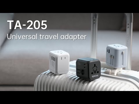 EPICKA TA-205 35W Dual AC Travel Adapter for over 200 countries and regions