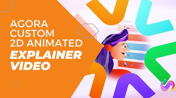 Agora custom 2D animated explainer video animation