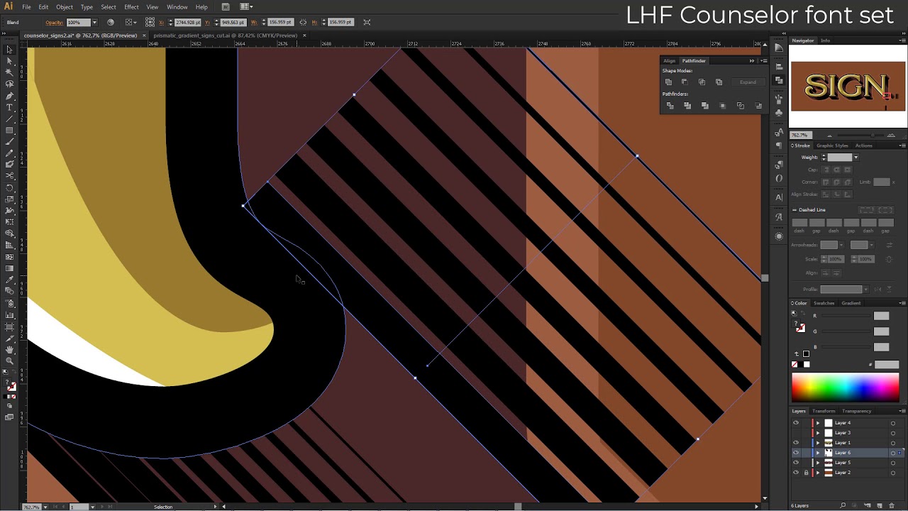 LHF Counselor Block Shadow Gradients