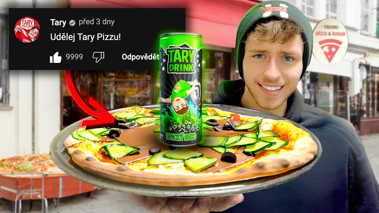 Udělal jsem Pizzu podle Fanoušků - Tary Drink Pizza