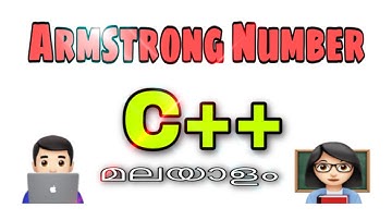 Armstrong Numbers in C++ #Malayalam Tutorial For #Beginners ||Fully Explained Program UsingTurbo C++