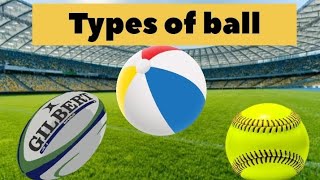 Types Of Sports Ball Sports Ball Vocabulary Types Of Balls Names Of Sports Ball
