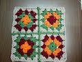 طريقة تشبيك مربعات الكروشيه بغرزة الحشو - طريقة (1) | Crochet Cafe