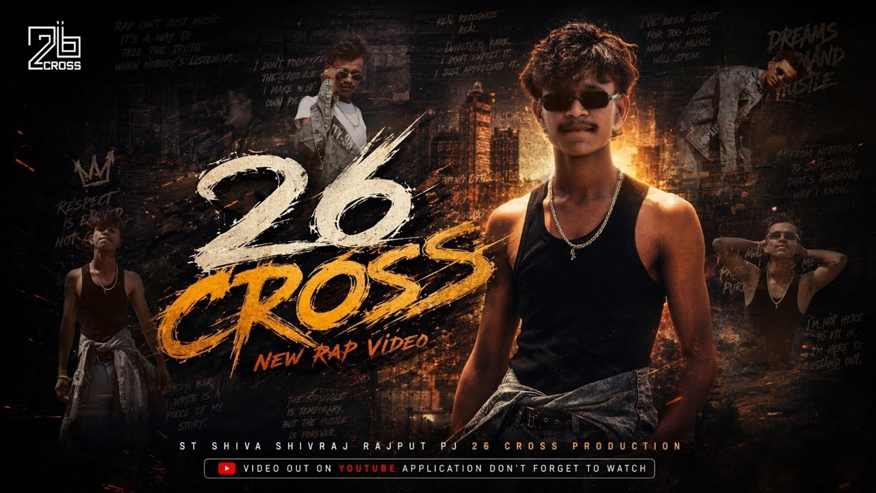 Young Cross Rapper 26 CROSS (OFFICAL MUSIC VIDEO) {BY. @stshivaa }#rap #rapper #hiphop # ...