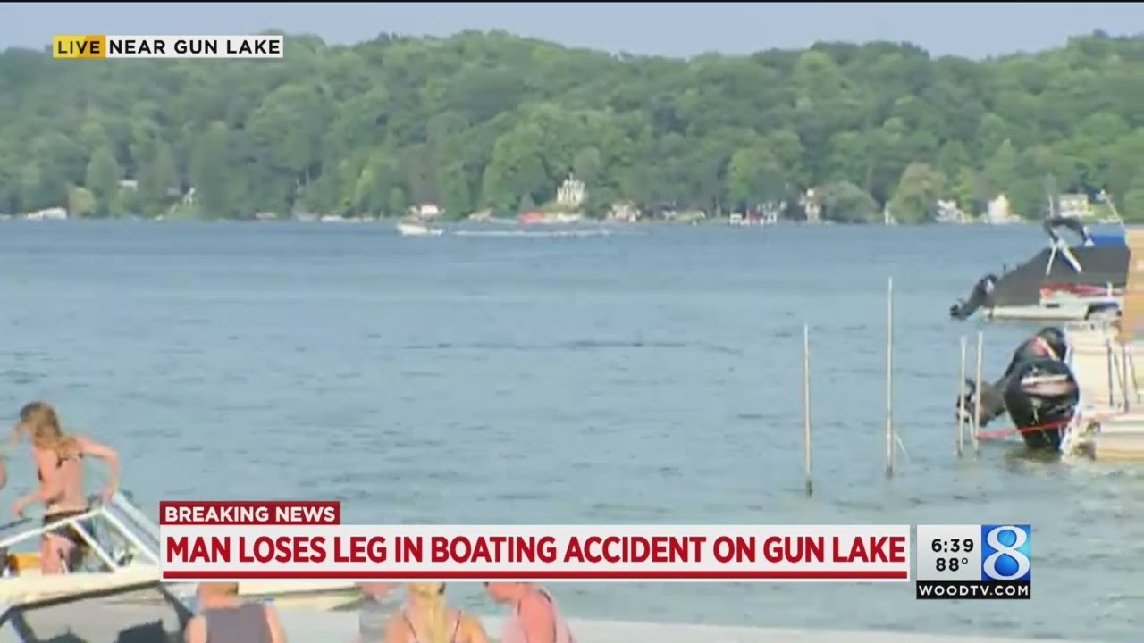 Man loses leg in boating accident on Gun Lake YouTube